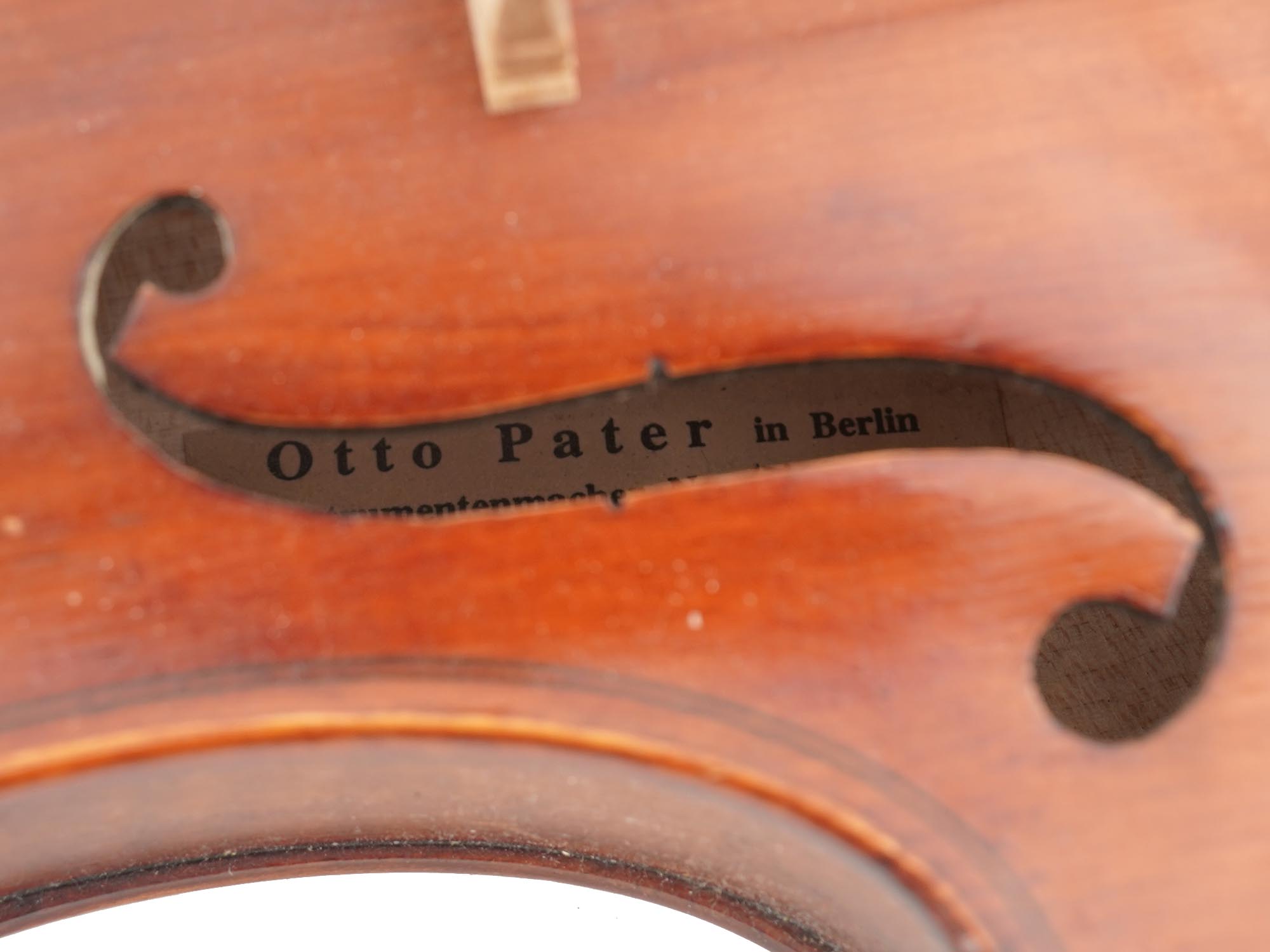 VINTAGE GERMAN OTTO PATER 3/4 SIZE VIOLIN PIC-6